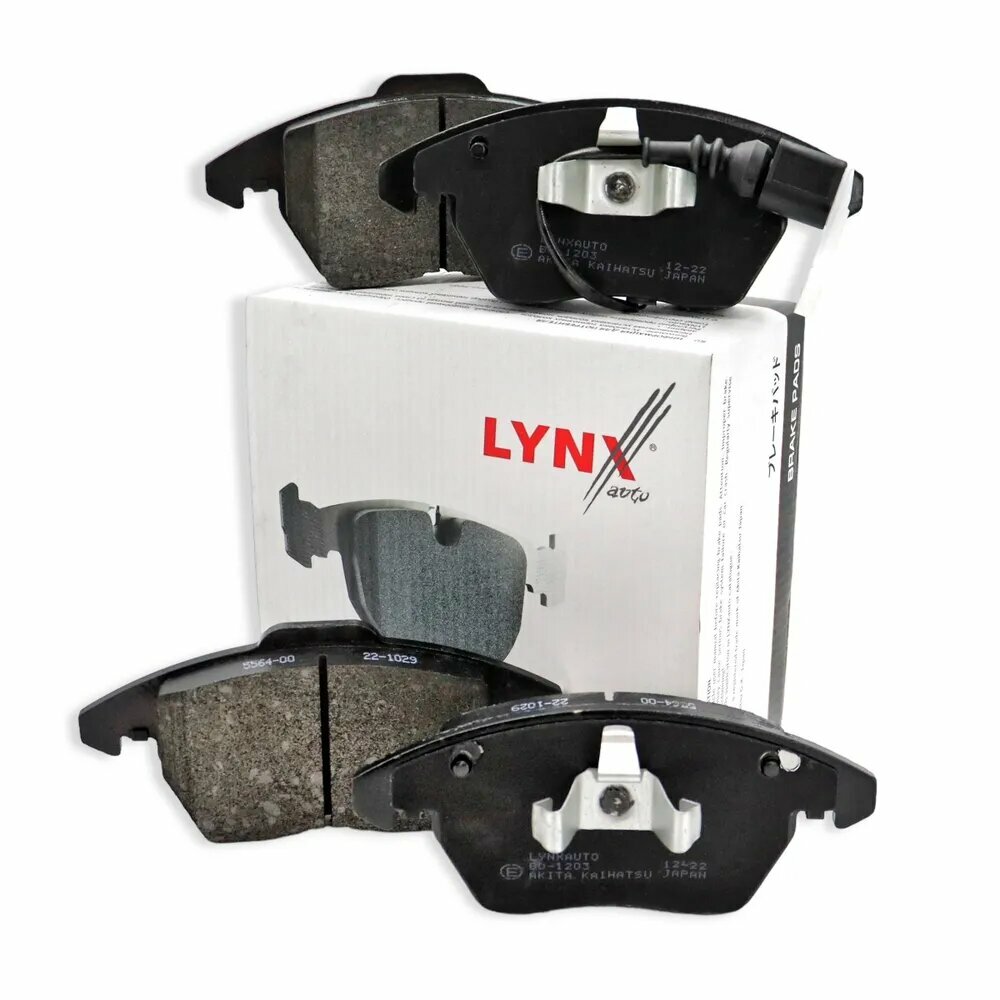 Колодки тормозные Поло Седан, Шкода Рапид, Октавия А5 (диск 288мм) LYNXauto BD1203 / 5K0698151 / 3C0698151C / JZW698151B