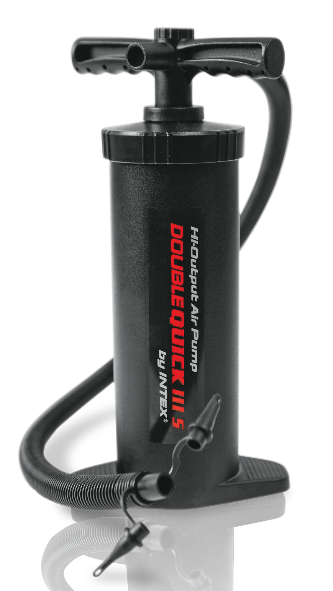 Насос Intex "Double Quick III S" 68605, ручной, черный, 3 насадки