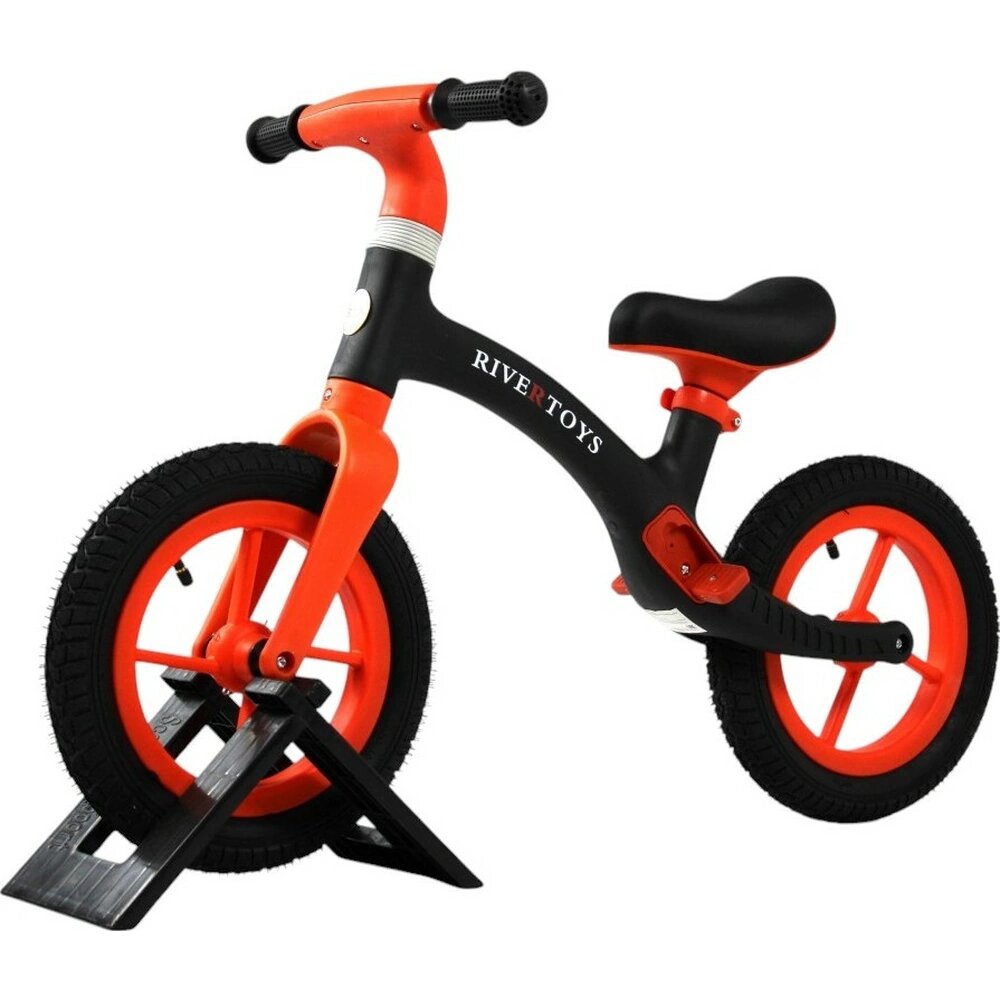 Детский беговел RiverToys (HB-001) (черный) 2+