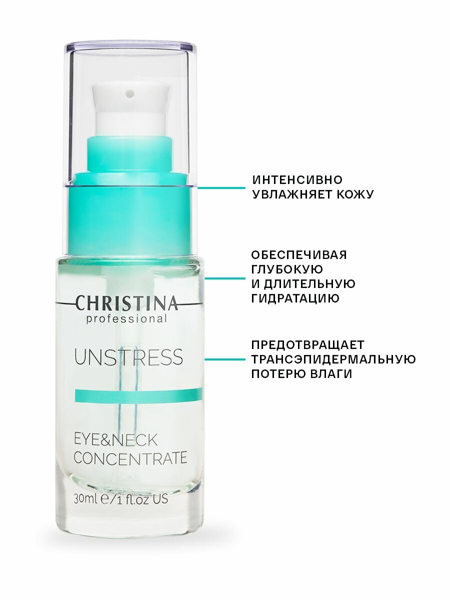 クリスティーナ UNSTRESS EYE & NECK CONCENTRATE Unstress Eye and Neck Concetrate – Christina Cosmeceuticals