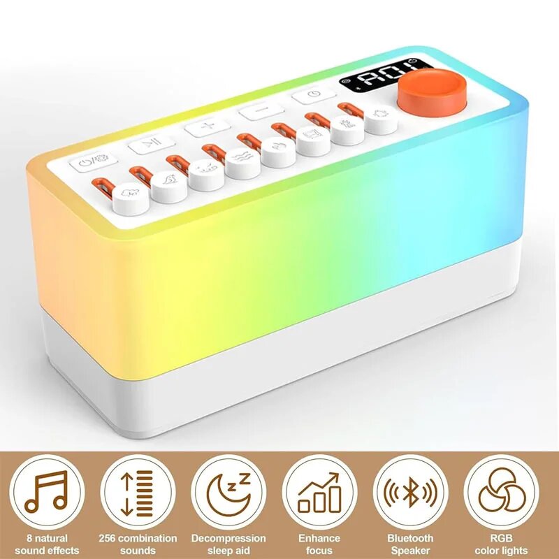 Портативная Bluetooth-колонка JINSERTA со звуками природы, White — фото 1