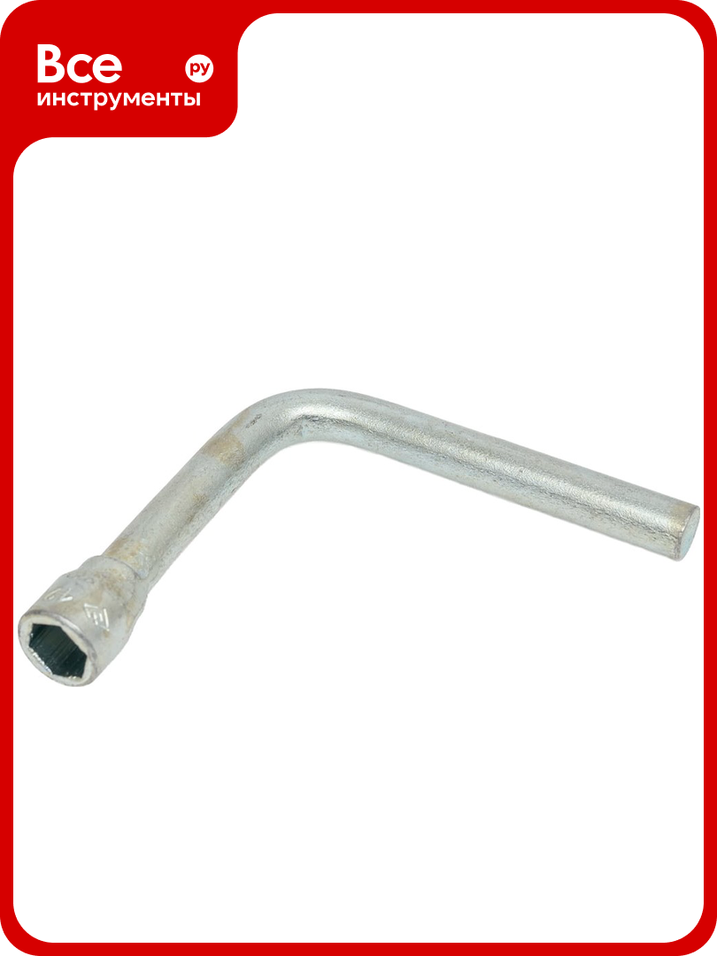 Торцевой ключ SITOMO внутренний 6-гранник 12 мм изогнутый оцинкованный 1141581