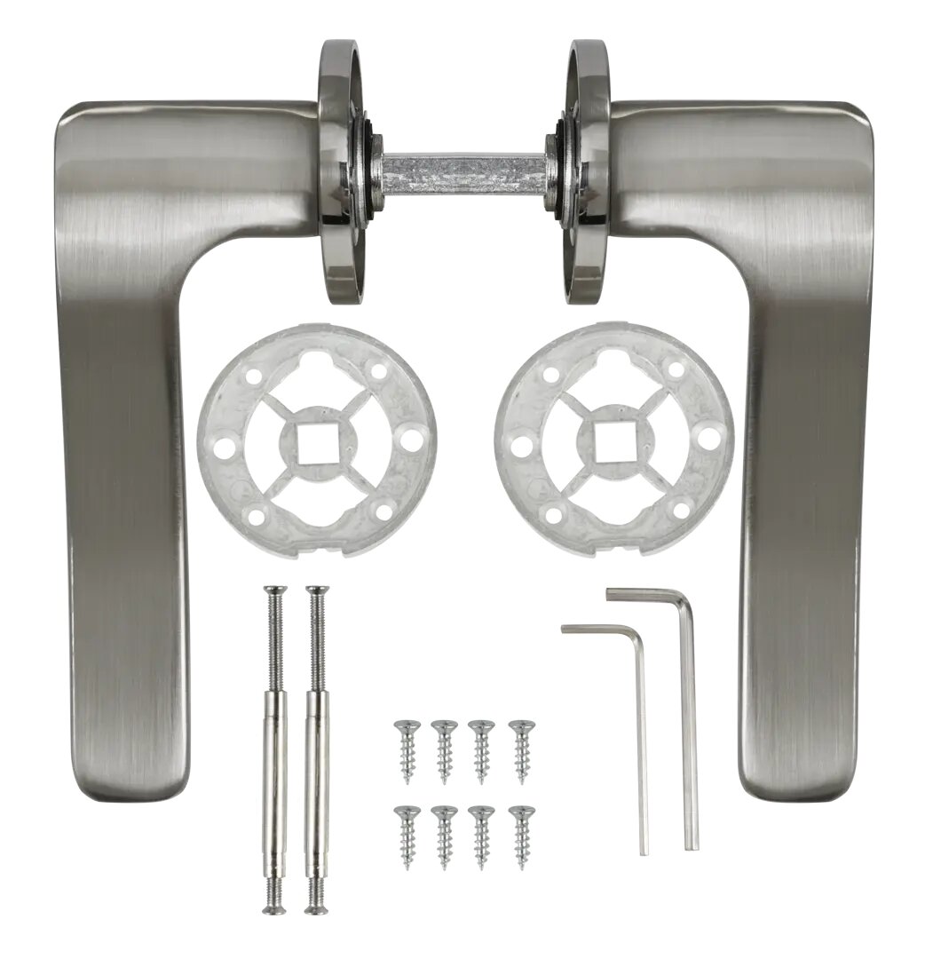 Дверные ручки Edson , цвет никель - фото №2