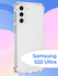 Защитный силиконовый чехол накладка для смартфона Samsung Galaxy S22 Ultra / Про...