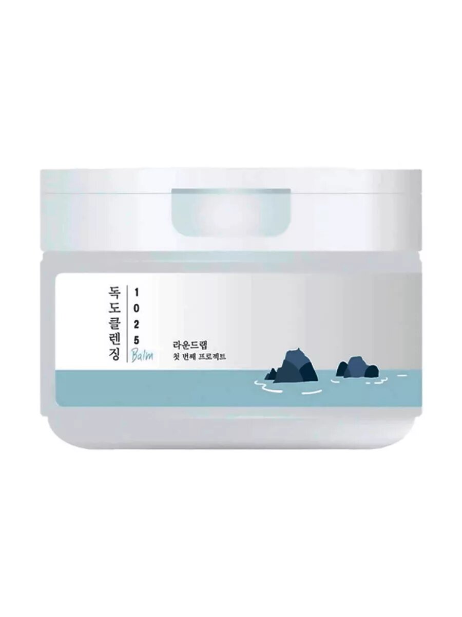 Гидрофильный бальзам Round Lab Dokdo Cleansing Balm, для очищения лица, с морской водой