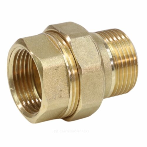 Соединитель латунь американка Ду 25 1 прямой ВРНР VALFEX VF340 L100 828₽