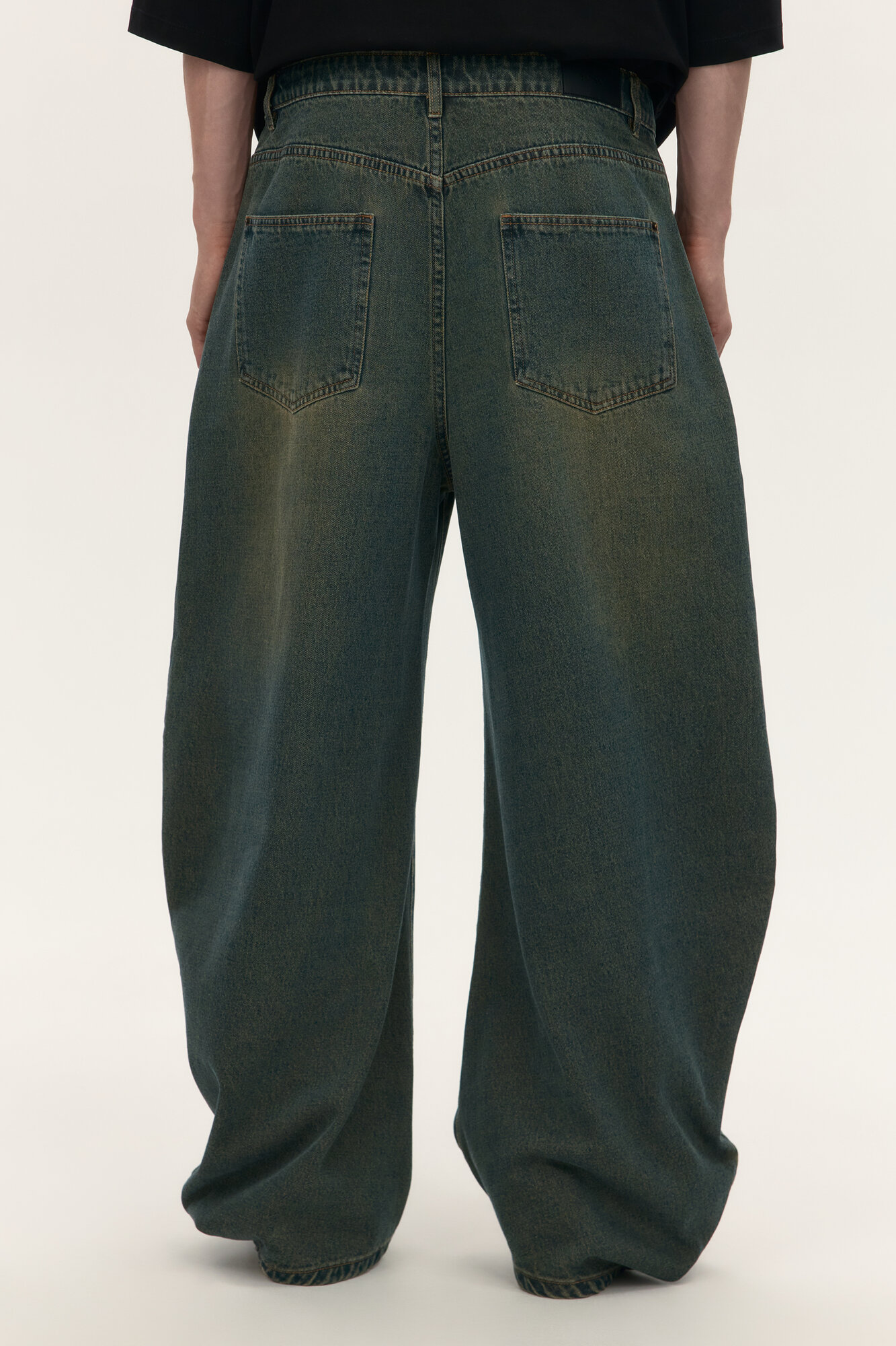 Джинсы широкие Befree Man Urban, размер 26/176, коричневый — фото 1