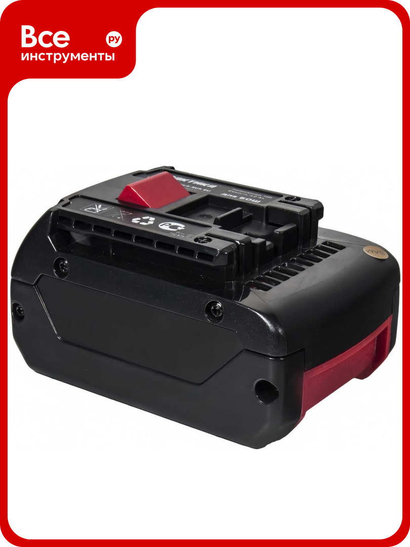 Аккумулятор (18 В; 3.0 А*ч; LiION) для инструментов BOSCH коробка ПРАКТИКА 773-651