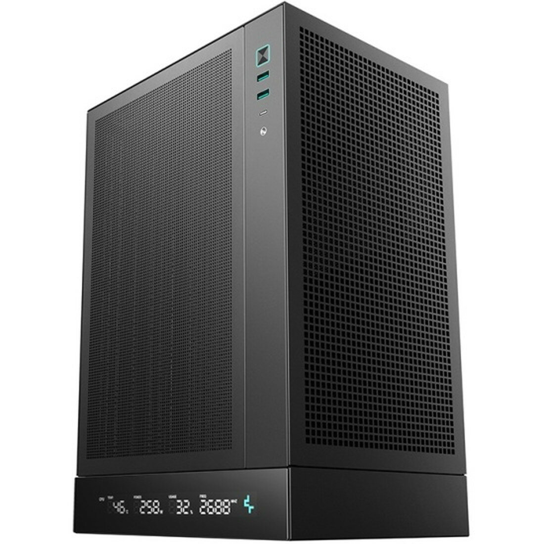 Корпус Deepcool CH170 DIGITAL, черный