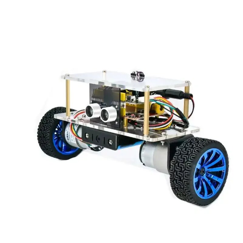 Самобалансирующийся умный робот автомобильный комплект для Arduino комплект роботов самобалансирующийся автомобиль «сделай сам» электронный пакет/фотоигрушки детский подарок на день рождения, Smart Car Kit