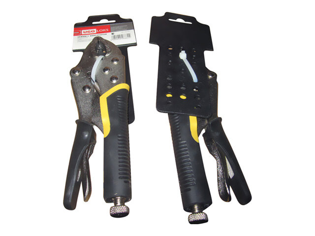 Клещи зажимные UGO LOKS универсальные 175мм материал ручки: ПВХ