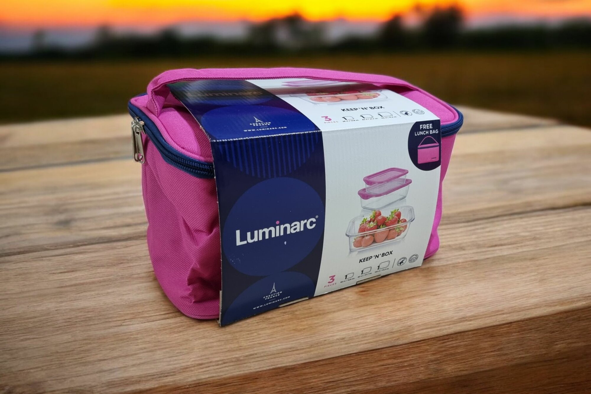Набор контейнеров стеклянных Luminarc Keep'n Box. 3шт + Сумка