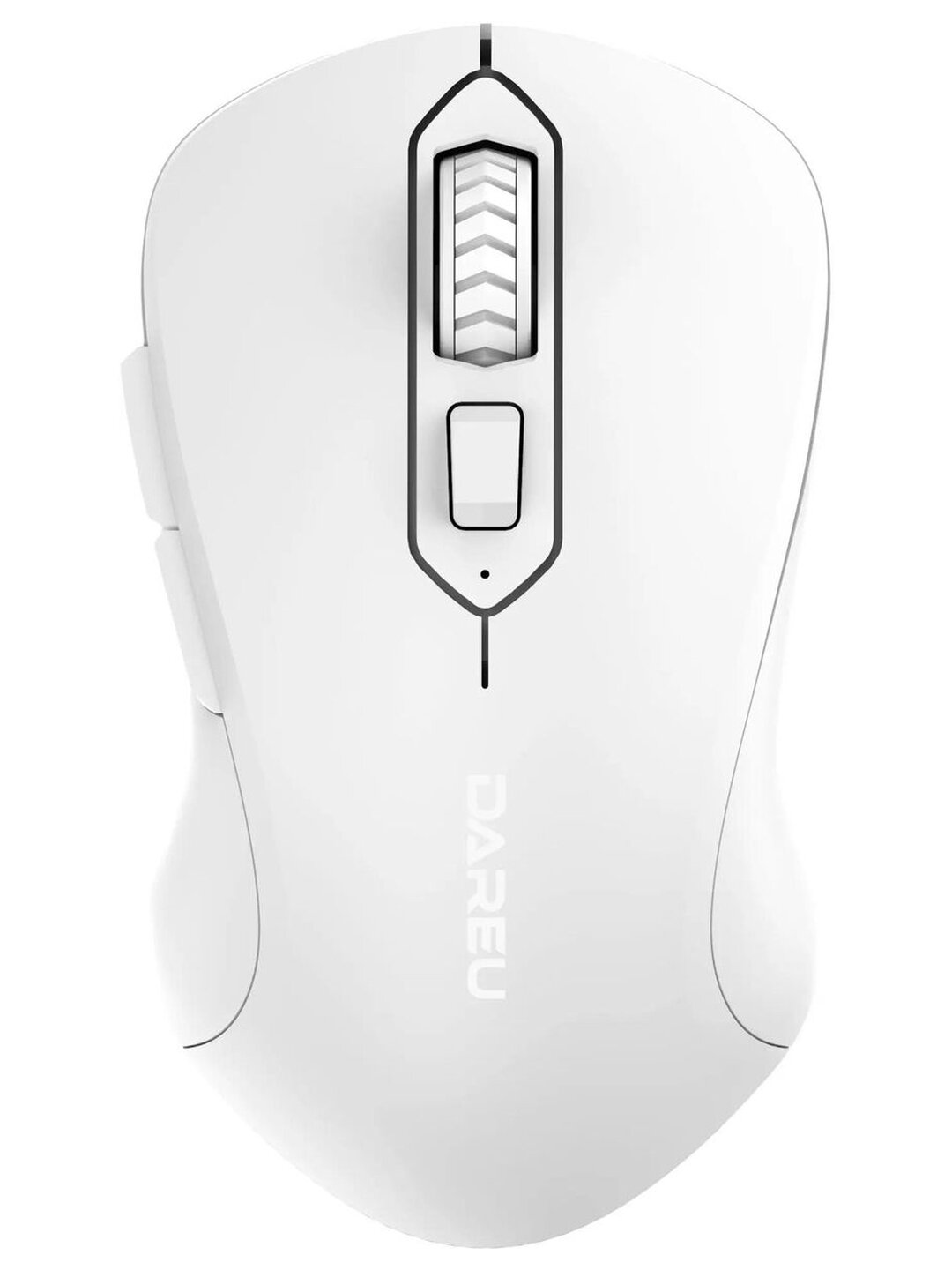 Мышь беспроводная Dareu LM115B Full White, 1600 DPI, симметричная, белый
