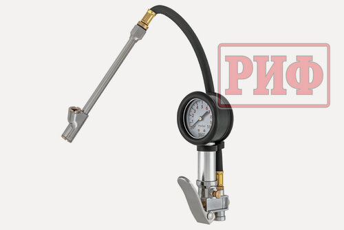 Изображение товара Пистолет для подкачки колес с манометром РИФ от 0 до 10 атм. (грузовой)