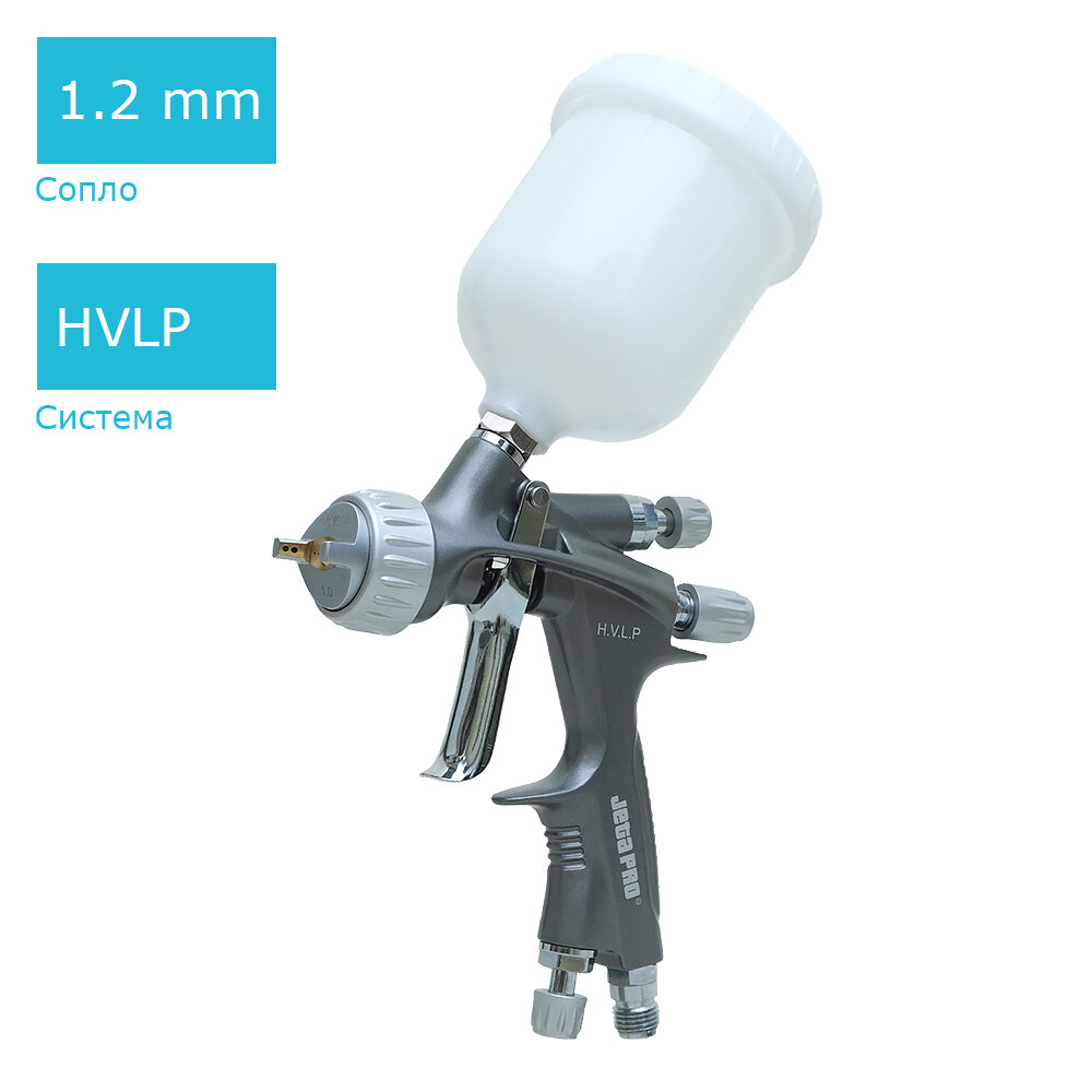 Мини краскопульт 12 мм HVLP профессиональный Jeta Pro JP400 MINI с бачком 025 л