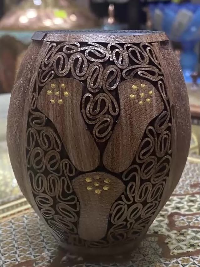 Пенал Персидский базар, для карандашей/ручек, каркасный, кожа/текстиль, розовый — фото 1