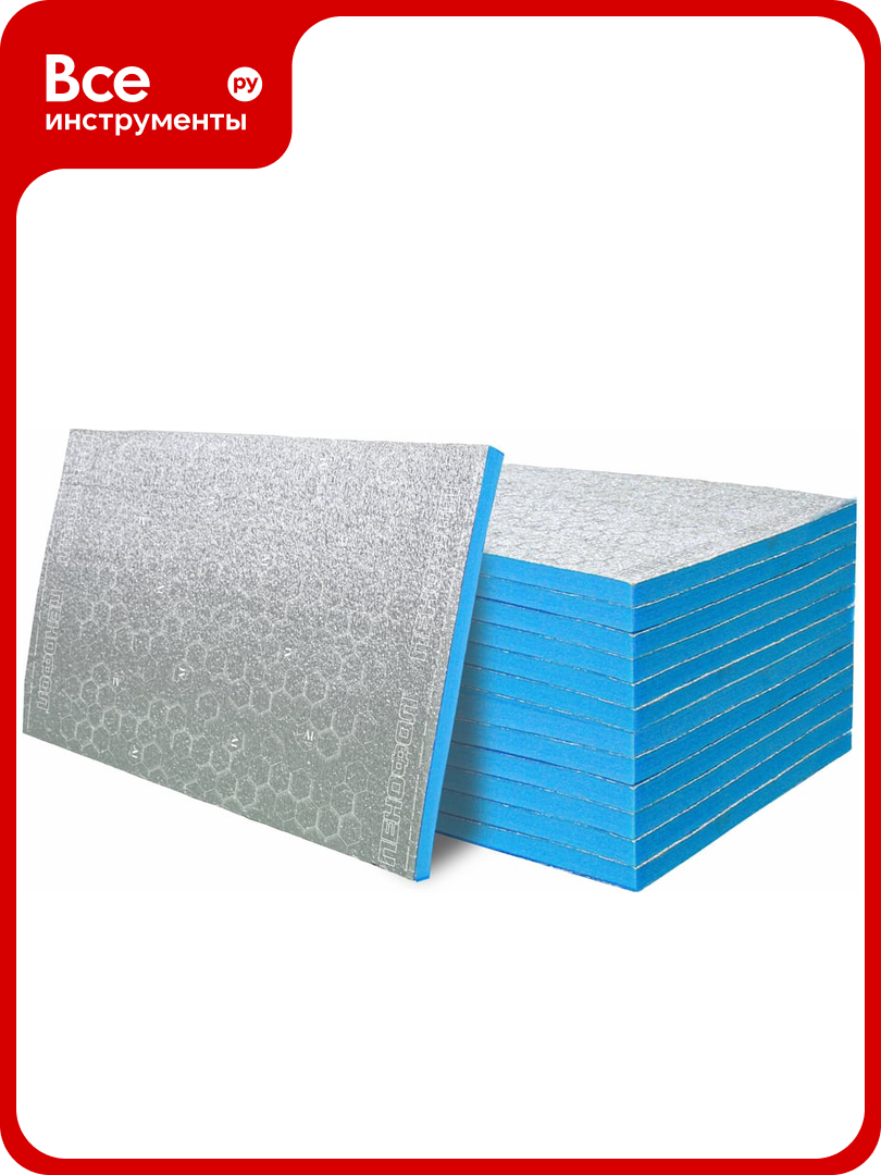 Евроблок пенофол 2000 Тип А толщина 30 мм ширина 600 мм длина 1000 мм А300610Е