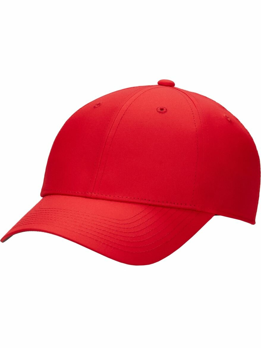 Бейсболка NIKE Dri-FIT Club Structured Blank Front Cap для мужчин, размер M/L, красный/белый