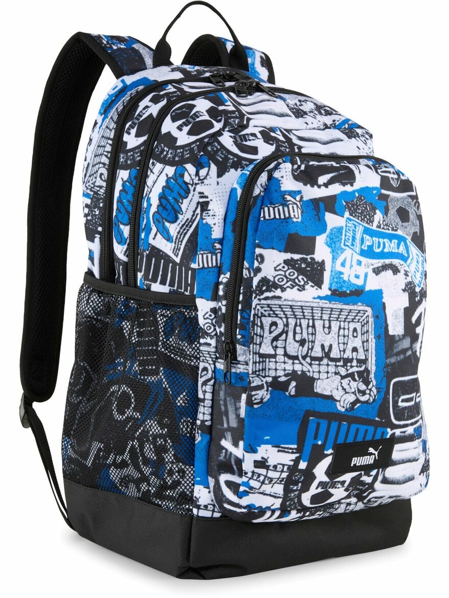 Рюкзак Puma ACADEMY AOP Backpack черный повседневный 47,5х30х20