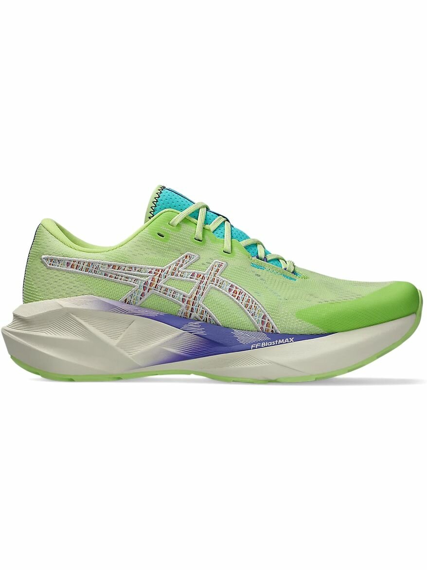 Кроссовки ASICS NOVABLAST 5 TR, полнота F, размер 12 US, зеленый,