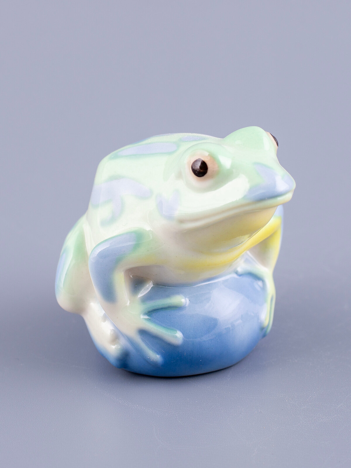 Фарфоровая скульптура Лягушка прудовая Царевна , Императорский фарфоровый завод