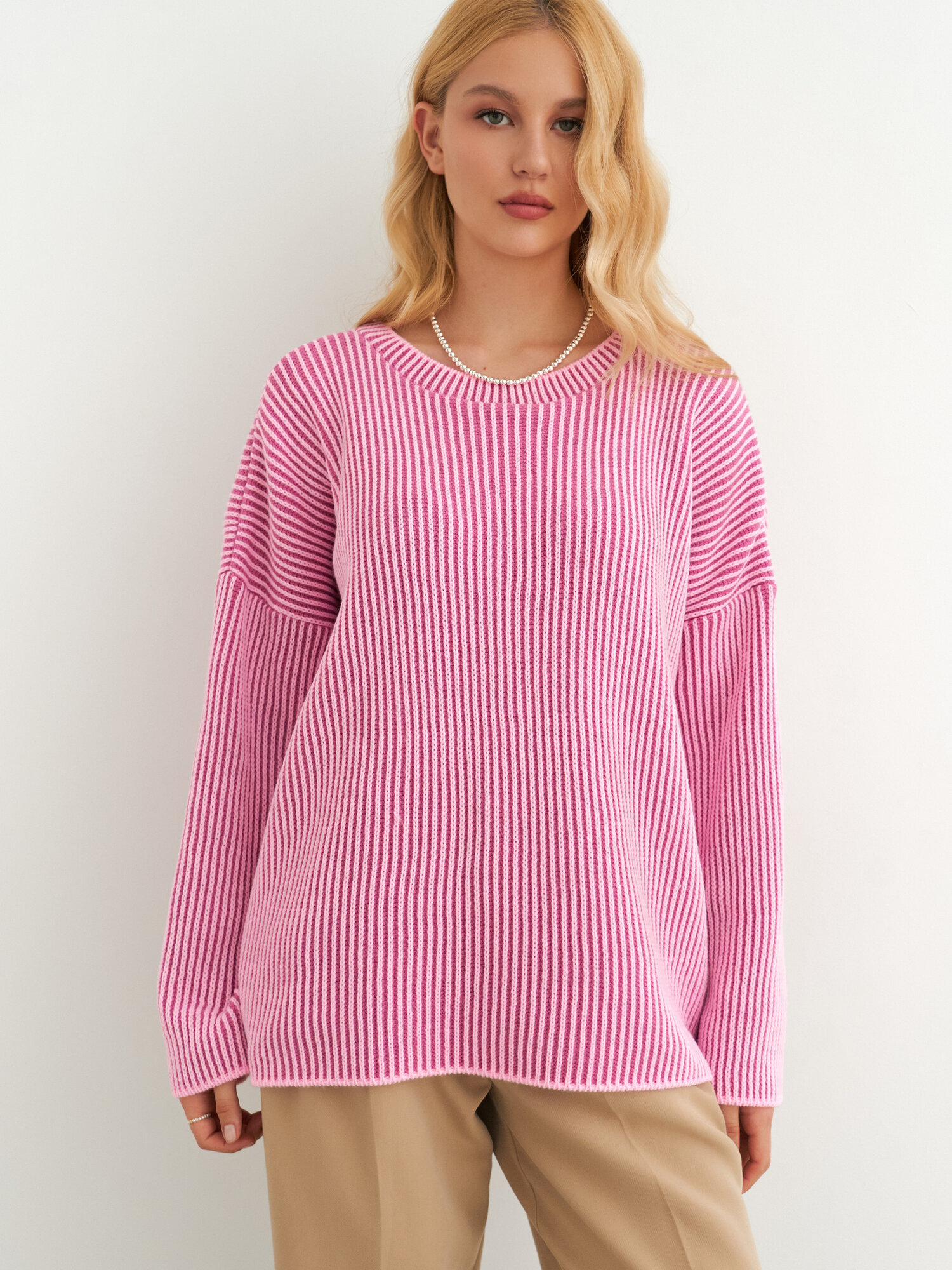 Свитер Daffy World, размер 42-48, , розовый