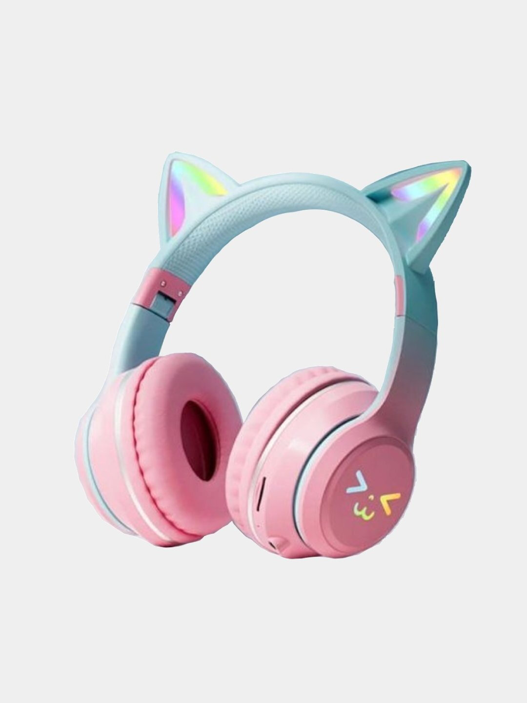 Беспроводные наушники Cat Ear Bluetooth 5.1, с микрофоном для детей и девочек, розовый