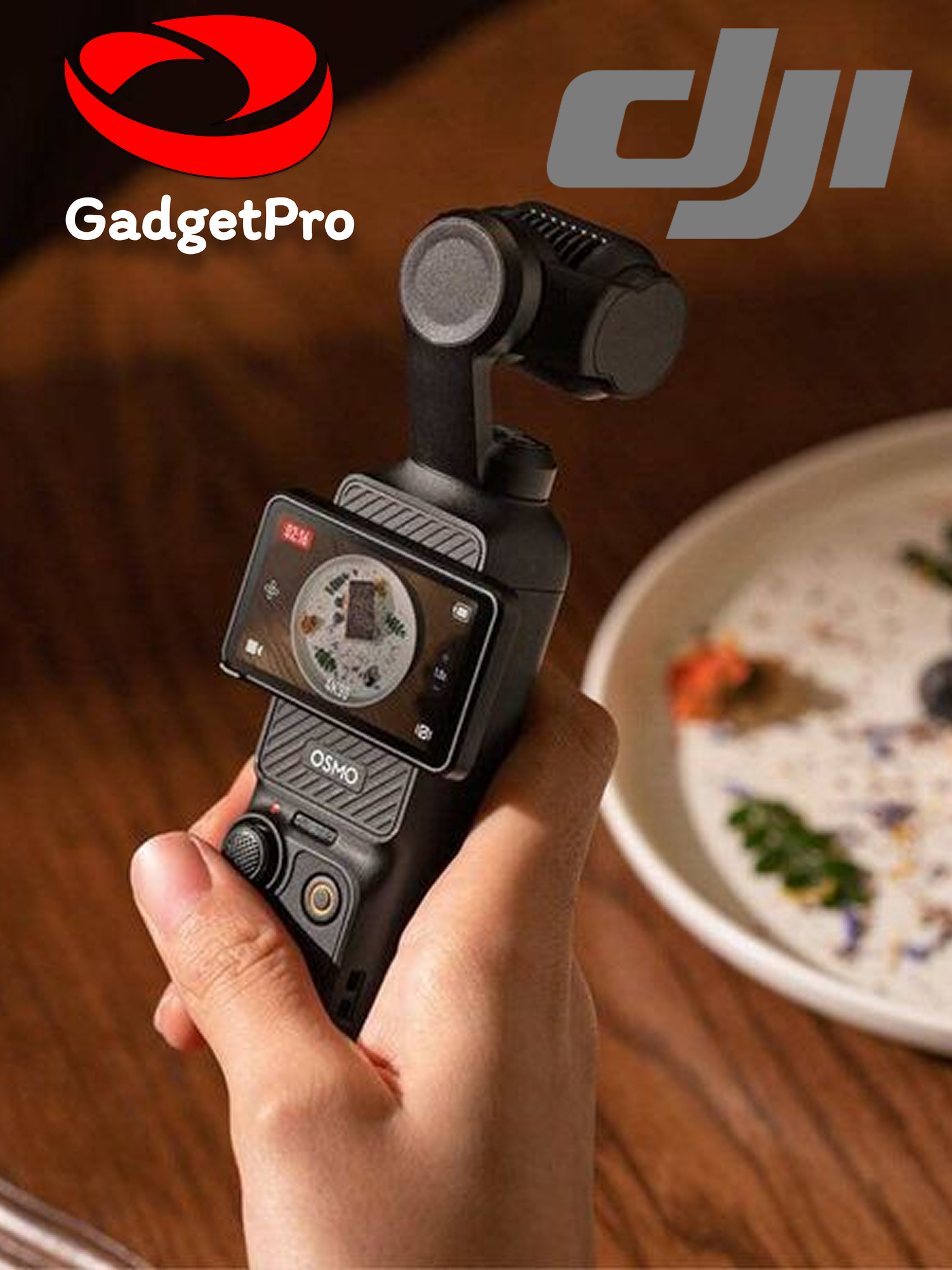 Экшн-камера DJI Osmo Pocket 3 Creator Combo, 4K 120fps, стабилизация, Wi-Fi, 1300 мА·ч