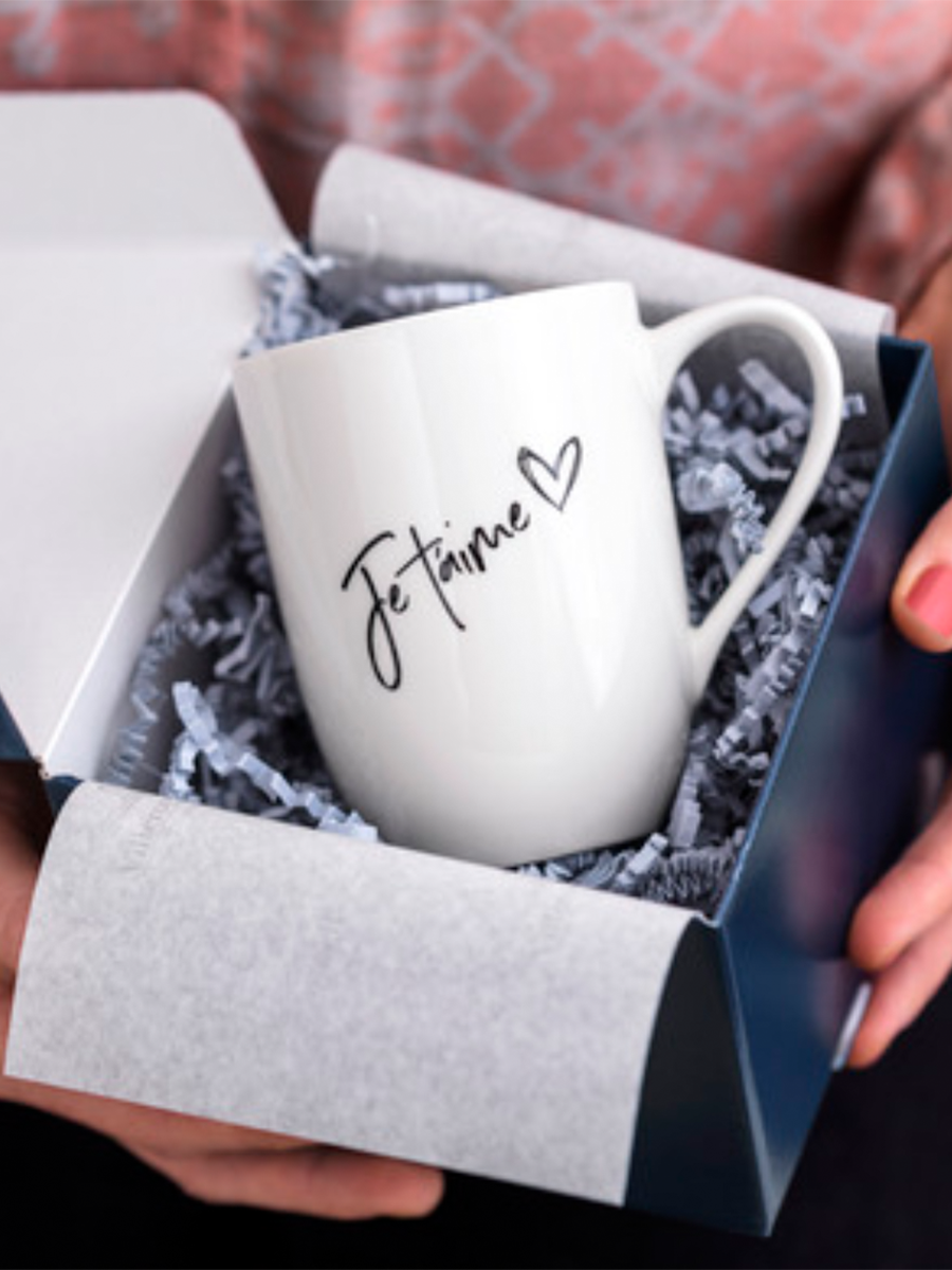 Кружка для чая и кофе 340 мл, Je t'aime/Я люблю тебя, Statement, Villeroy & Boch, Премиум-Фарфор — фото 1
