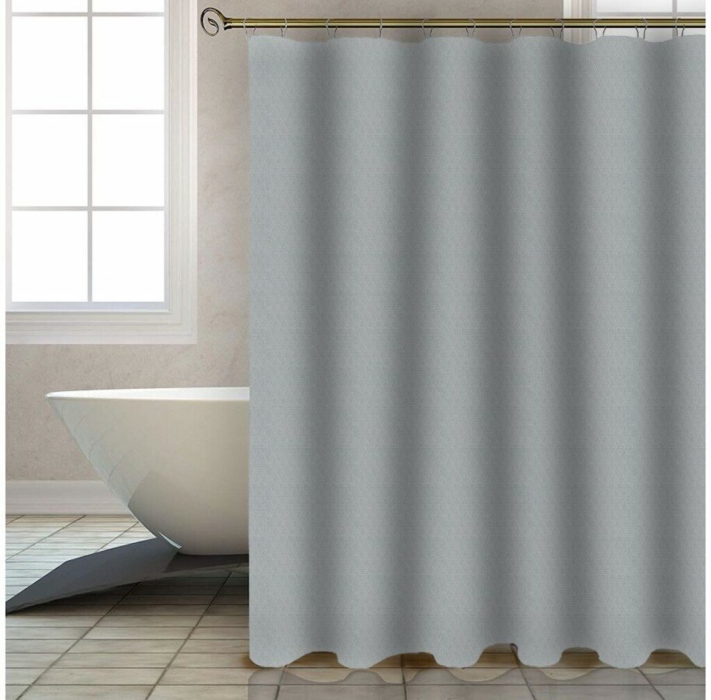 Шторка для ванной PERFECTO LINEA Harmony 180x180 см 36-118119 жемчужно-серый