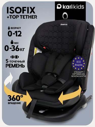 Изображение товара Автокресло группы 0+/1/2/3 (0-36 кг) isofix