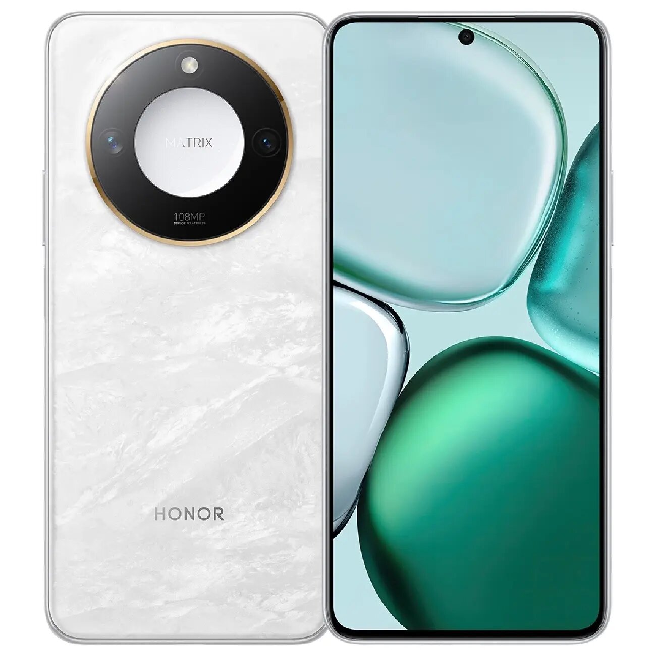 Смартфон от бренда Honor X9c Smart 8/256GB Moonlight White, белая цвет