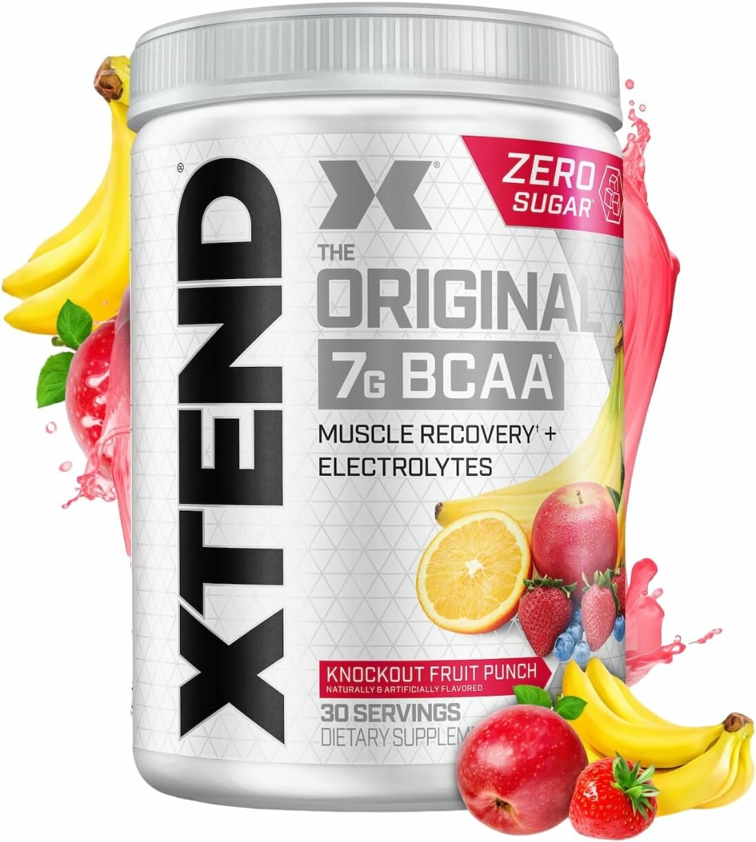 Восстановительный комплект XTEND BCAA Fruit Punch, 30 порций, 7 г