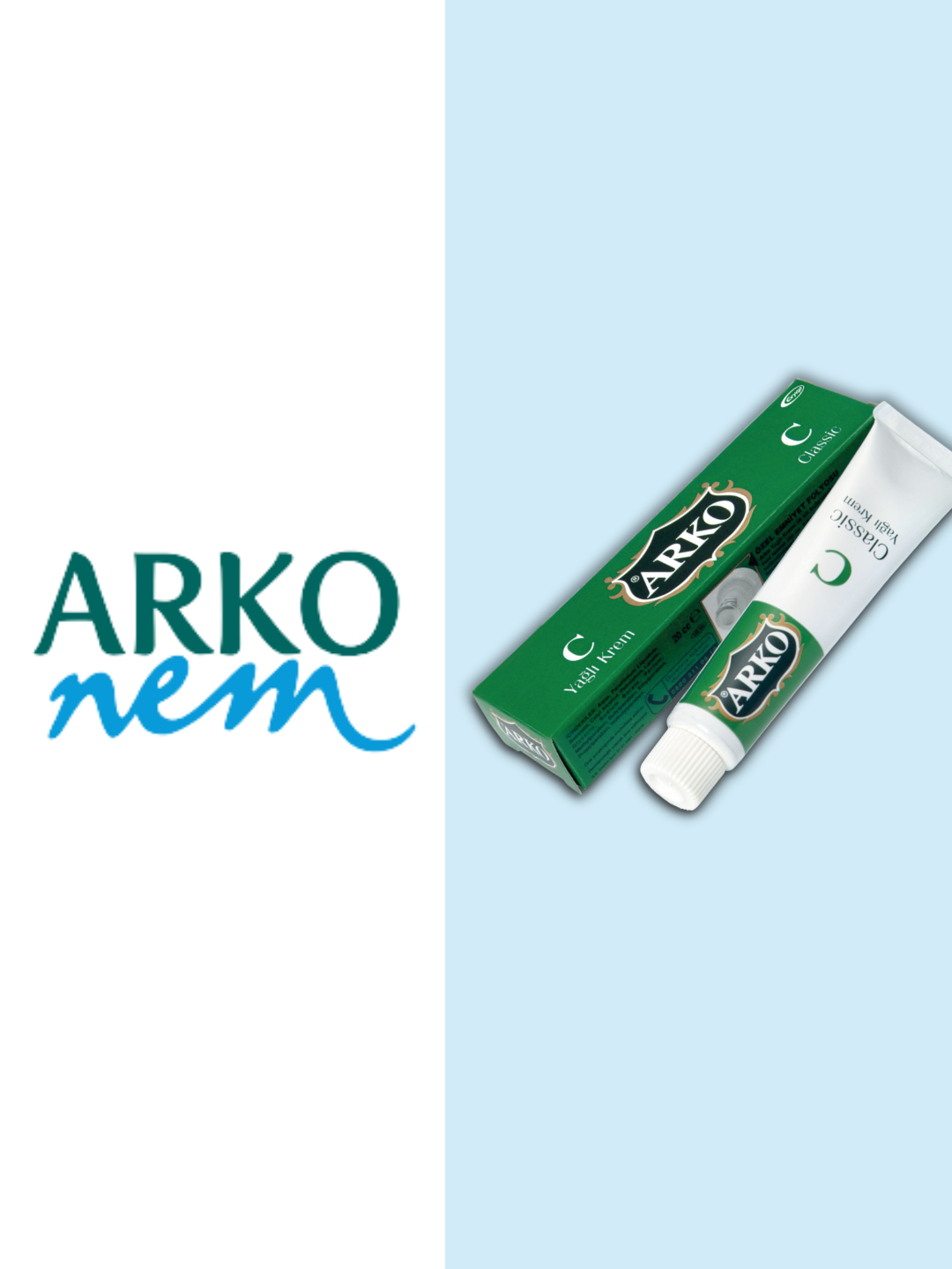 Увлажняющий крем "ARKO", классический, 20 г