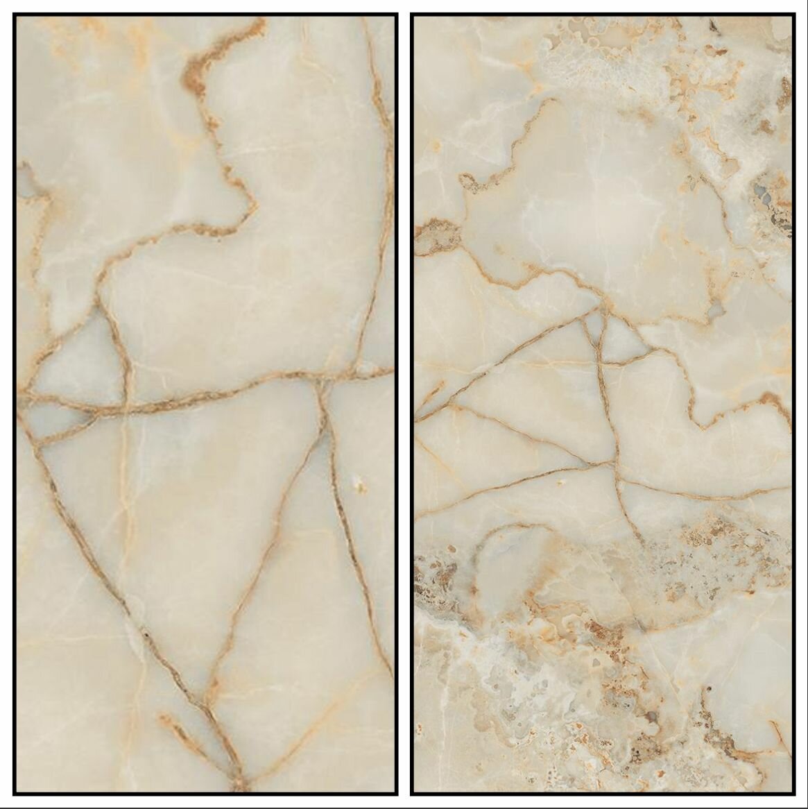 Керамогранит F-CERAMICS бежевый 60x120 см 144 м² для стен PEI III 2 шт. в наборе