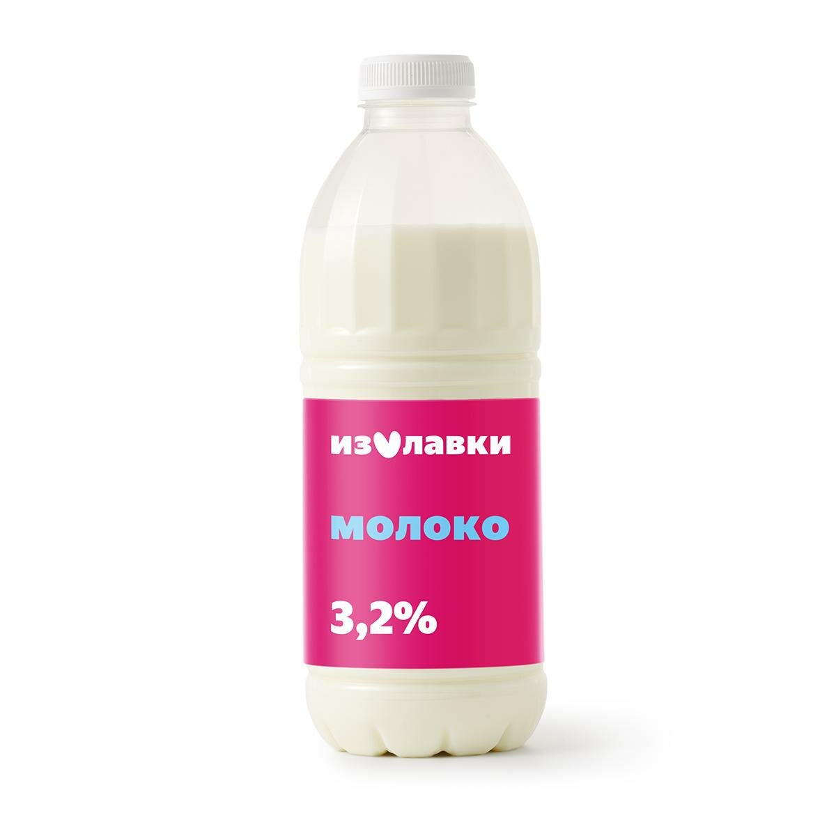 Молоко "Из Лавки" 3,2%, пастеризованное, без ЗМЖ, пластиковая бутылка, 930 мл