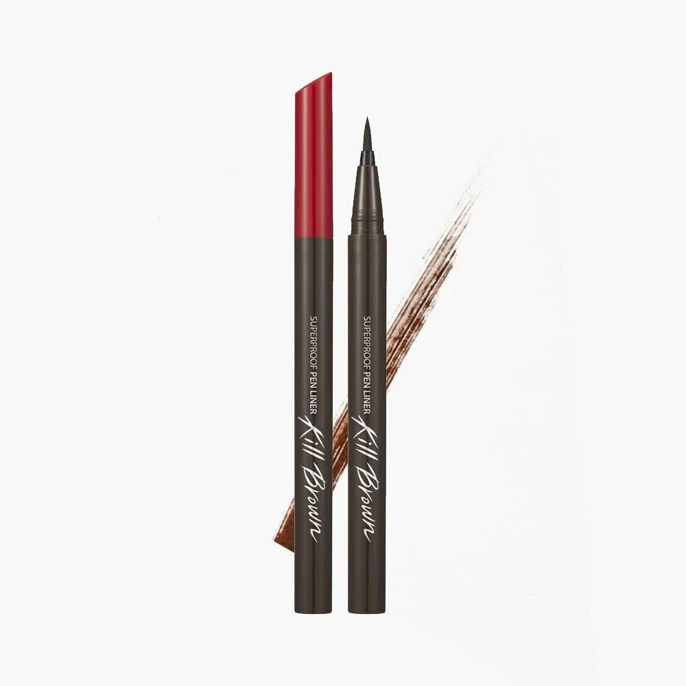 Подводка для глаз CLIO SUPERPROOF PEN LINER KILL BROWN 002 BROWN