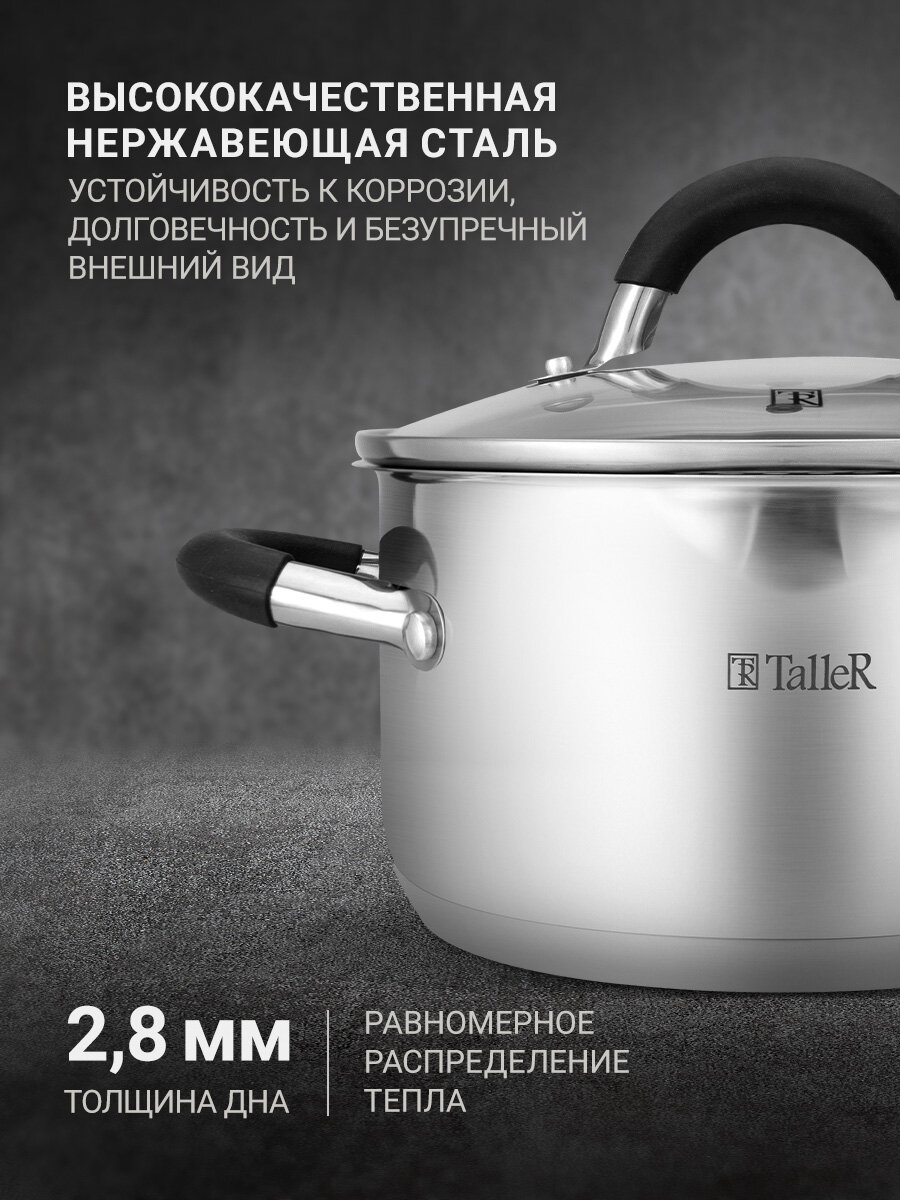 Набор посуды для приготовления TalleR TR-17190 Телфорд, 6 предметов — фото 1