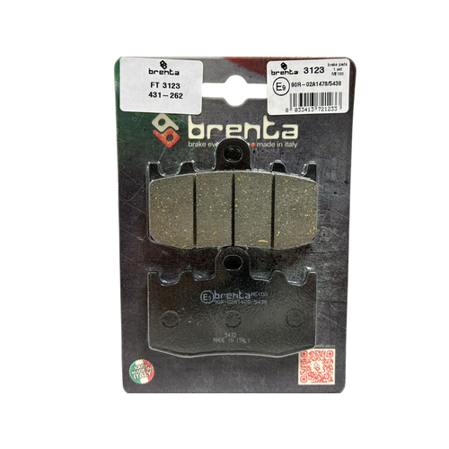 Тормозные колодки Brenta BR3123 (FA335, FDB2125, FD, 0320, SBS 796, 07BB2607) органические