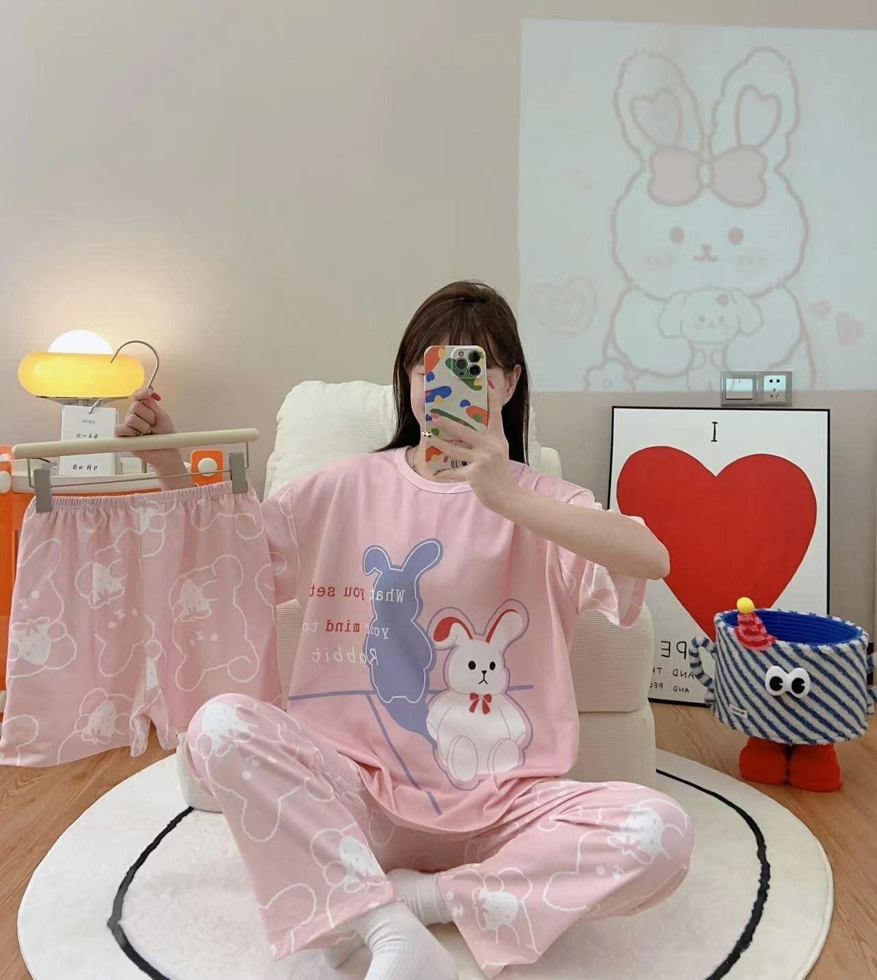 Пижама  Pijama-Jenskiy-Viskoza, размер F, пудровый