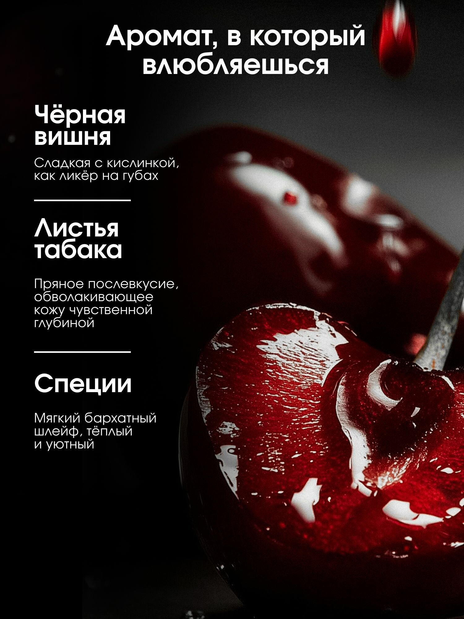 La fabrique, Подарочный набор парфюмированное жидкое мыло и крем для рук и тела с дозатором аромат табак вишня — фото 1