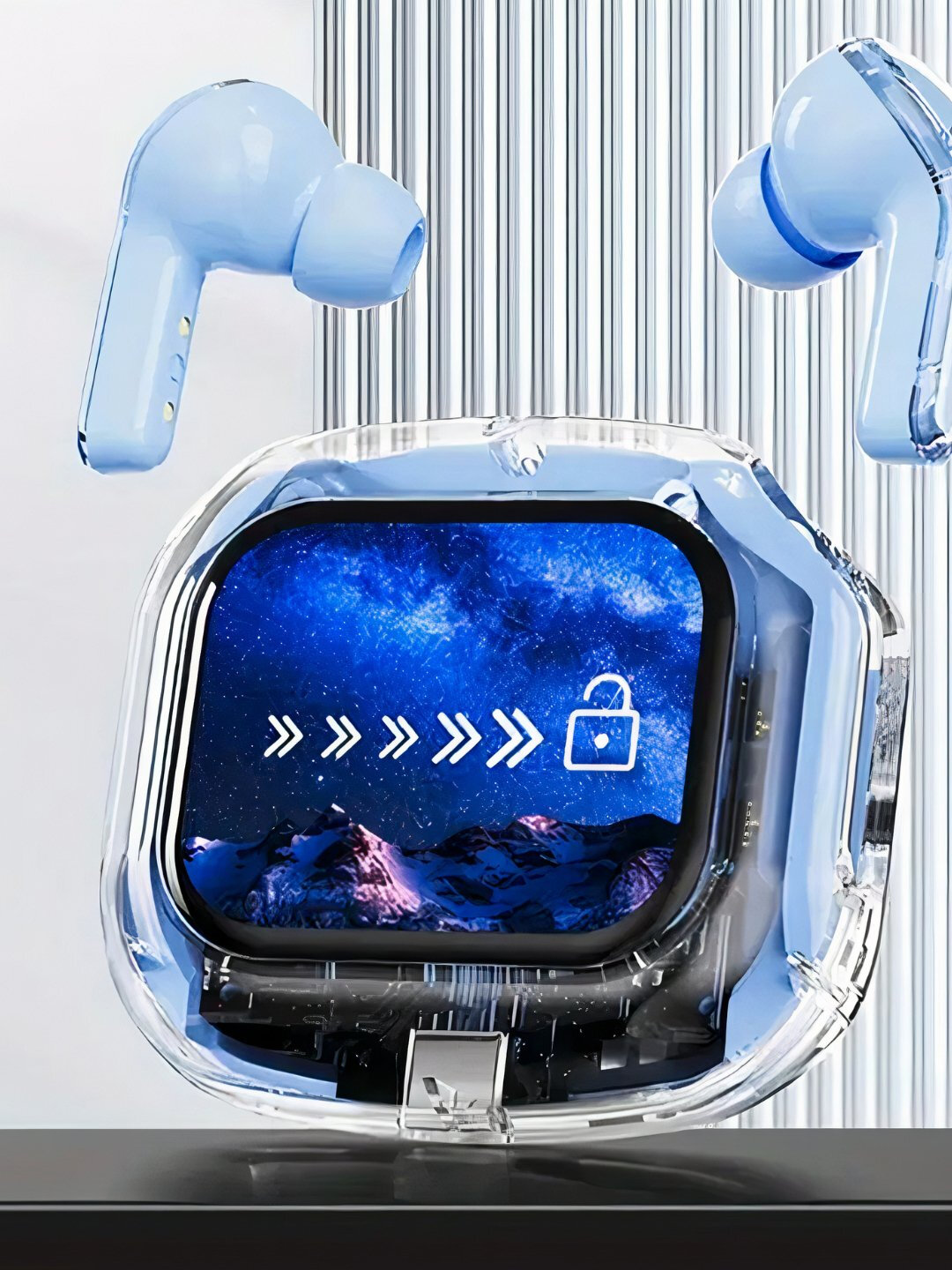 Беспроводные Bluetooth наушники AIR MAX , для iPhone и Android, c сенсорным экраном