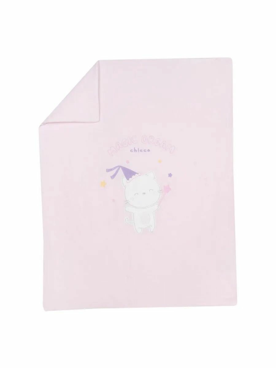 Одеяло для новорожденных Chicco 80х64 см всесезонное розовое — фото 1