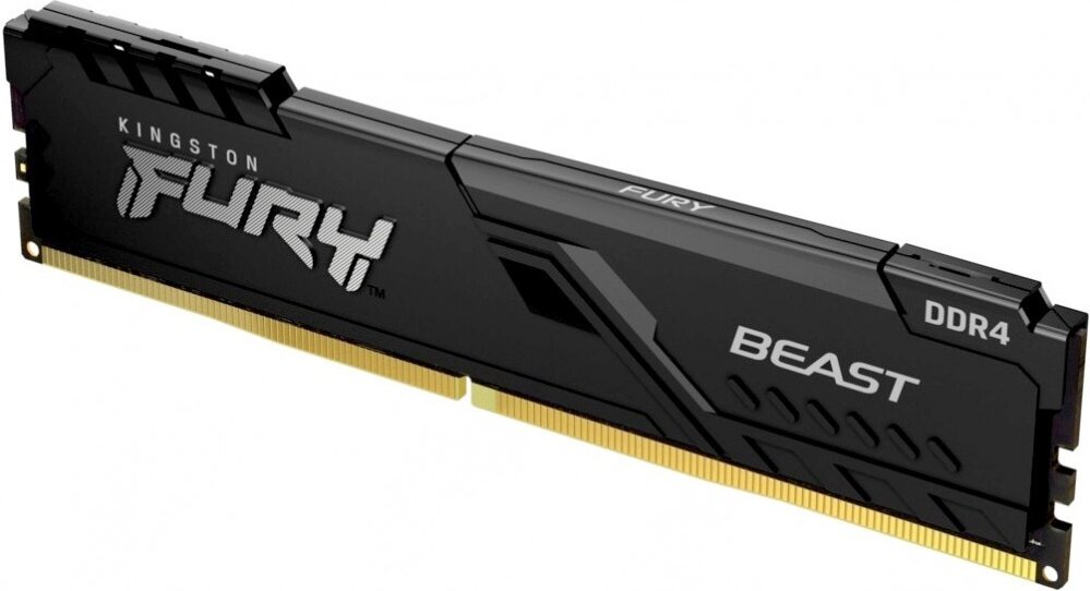 Модуль памяти DDR4 16Gb 3200MHz Kingston KF432C16BB/16 Fury Beast Black