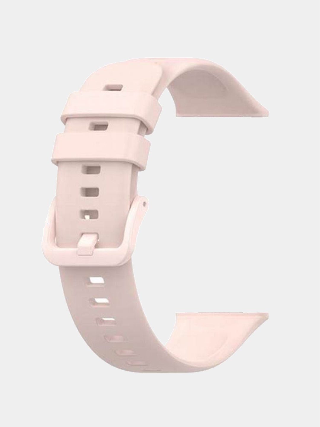 Силиконовый ремешок для Huawei Band 8, 9, 10 - прочный, мягкий и удобный, розовый — фото 1