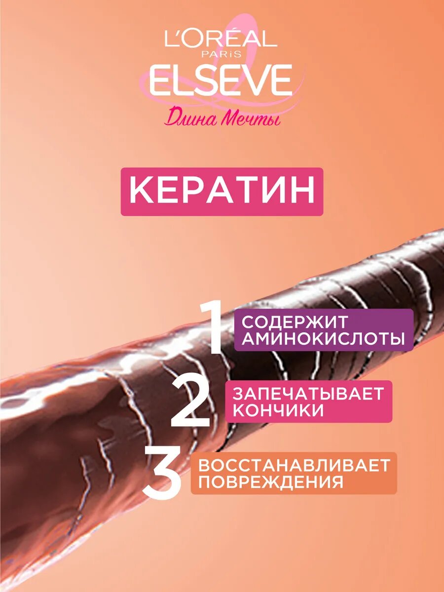 Крем Elseve "Длина мечты", несмываемый, для кончиков волос, 200 мл — фото 1