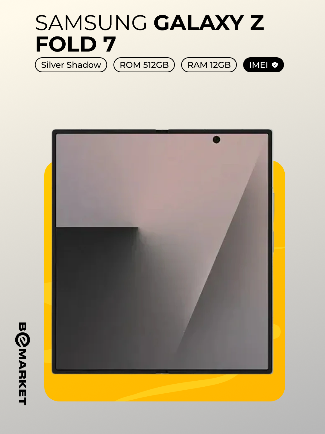 Смартфон Samsung Galaxy Z Fold 7 Silver Shadow 12GB / 512 GB - Официальный IMEI — фото 1