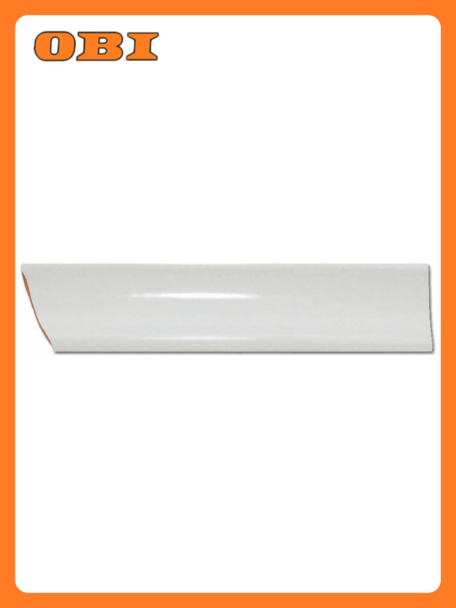 Керамический уголок Ш20000 белый 20х55 см 1 шт