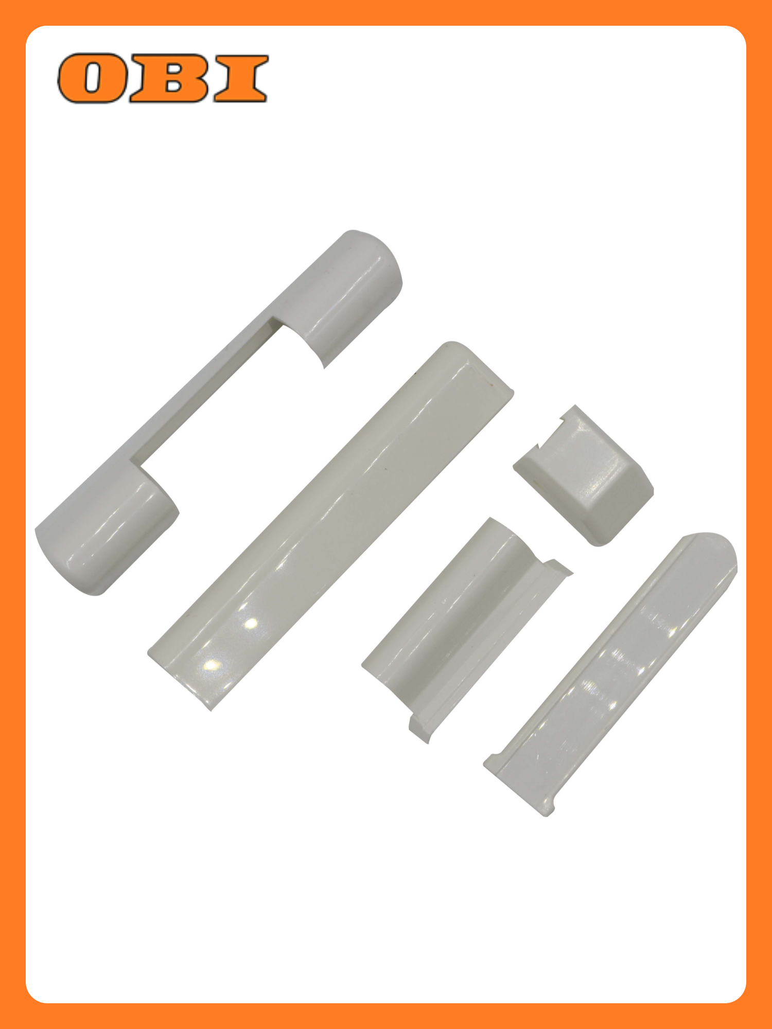 Комплект декоративных накладок Левша для петель окон ПВХ У1-5709