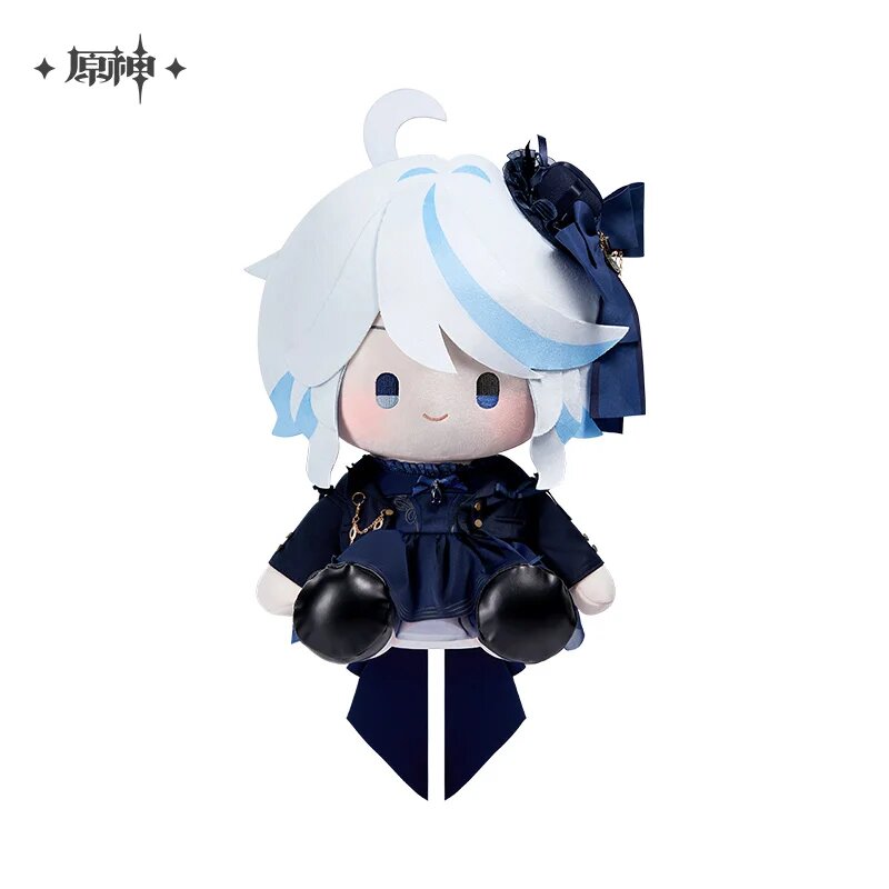 35 см аниме игра Genshin Impact Furina Kawaii косплей сидячая поза хлопковая кукла мультфильм мягкие плюшевые игрушечные фигурки подарок